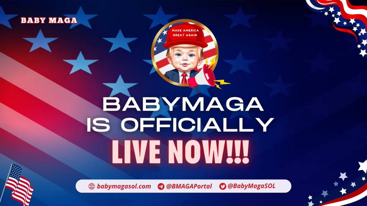 <a href="/cryptogems555/">Crypto GEMs 📈🚀</a> With $BABYMAGA we are all in for a long ride!
💰 Raydium:
raydium.io/swap/?inputMin…

Jupiter: jup.ag/swap/SOL-69SVw…

📊Chart: dexview.com/solana/69SVwnA…

Contract:
69SVwnAEqJX46xMWaSK4P77GNq2U3vxuKP2ZCFafUxpy

Buy/sell Taxes: 0%