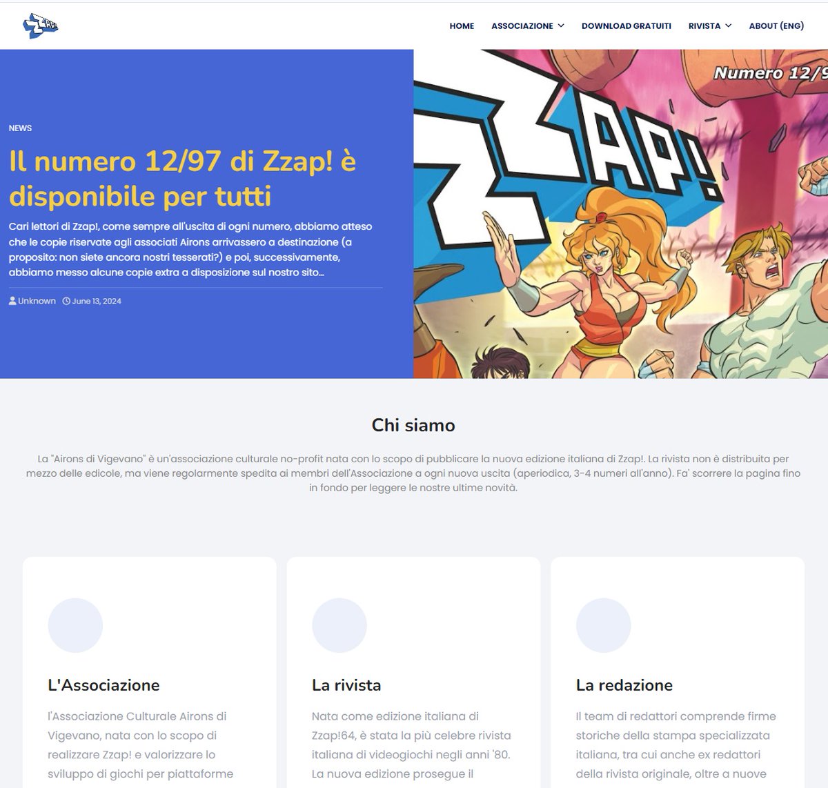 Zzap_Italia's tweet image. We have completely reworked our web site! Find our new magazine and organization home here:
zzapmagazine.it