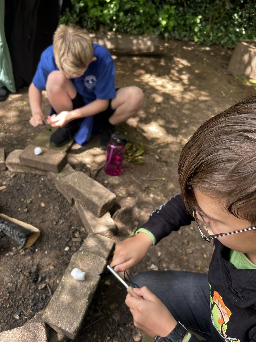 Fairy fires during forest school <a href="/coedglas/">Coed Glas Primary</a>