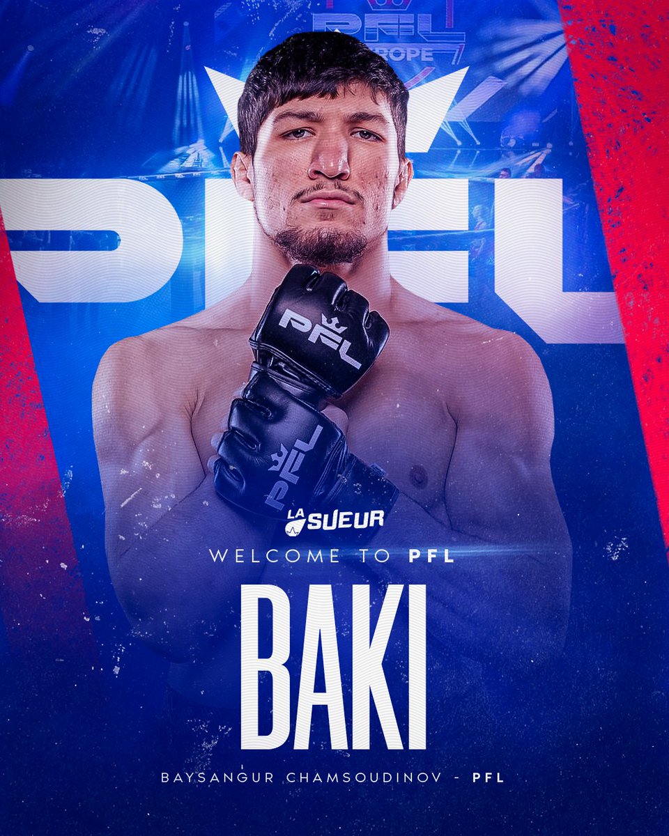 LaSueur_off's tweet image. 🚨 𝗕𝗥𝗘𝗔𝗞𝗜𝗡𝗚 💣

𝗕𝗔𝗞𝗜 va s&apos;engager au PFL pour une durée de 5 combats et signe un “contrat en or” ! 🇫🇷🔥 

(Selon Rassoul Chamsoudinov, manager et frère de Baki)
