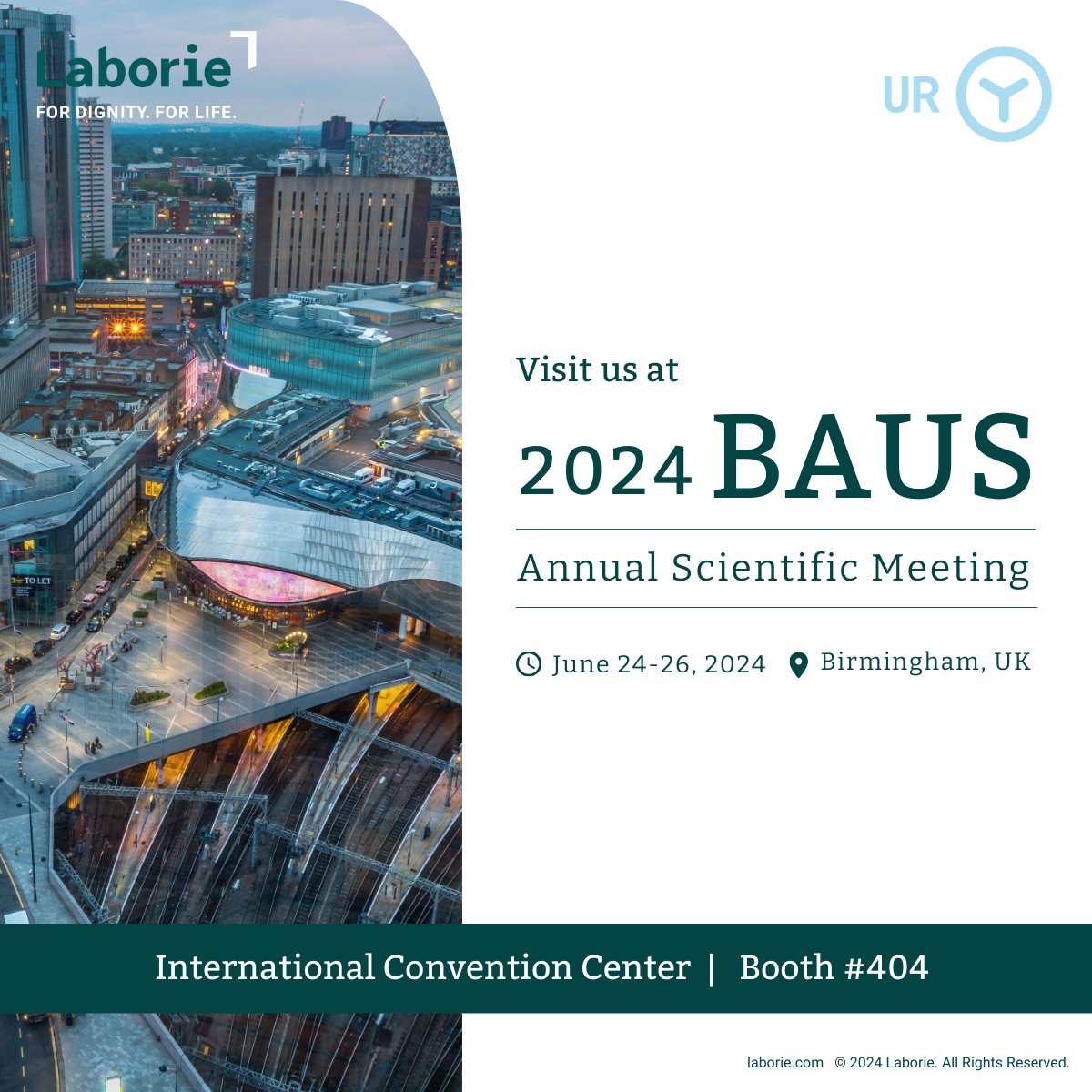 Laborie Medical (@laboriemedical) on Twitter photo Join us at the BAUS Annual Scientific Meeting 2024 in Birmingham from June 24-26 and discover Optilume® Urethral Drug Coated Balloon for Urethral Stricture
We look forward to seeing you at booth #404.
#Laborie #ForDignityForLife #BAUS2024 #UrologyConference Join us at the BAUS Annual Scientific Meeting 2024 in Birmingham from June 24-26 and discover Optilume® Urethral Drug Coated Balloon for Urethral Stricture
We look forward to seeing you at booth #404.
#Laborie #ForDignityForLife #BAUS2024 #UrologyConference