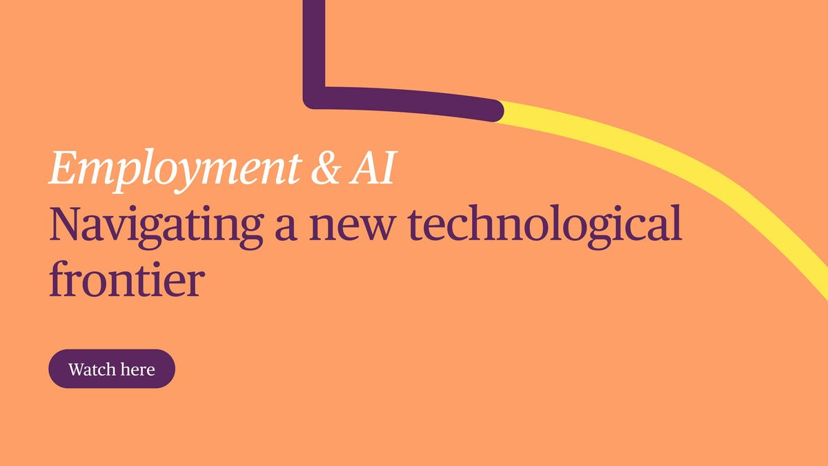 The impact of #AI in the workplace - want to know more? Our speakers from the #Employment &amp; AI: Navigating a new technological frontier London event outline their key takeaways &amp; main considerations when navigating AI introduction. Watch the video here: 2bird.ly/4c1nH3I