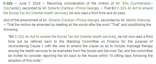 HoCChamber's tweet photo. The #HoC is debating a @CPC_HQ amendment at 3rd reading of Bill #C323. 

Read the full text of the motion: https://t.co/uxNy6MFfhU https://t.co/LMSFakRN4y