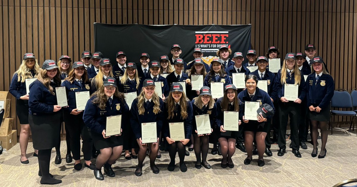 The future looks bright for the beef industry!
During the 95th Kentucky FFA Association State Convention, we got to hear the multitude of ways FFA members are already advocating for beef across the commonwealth!