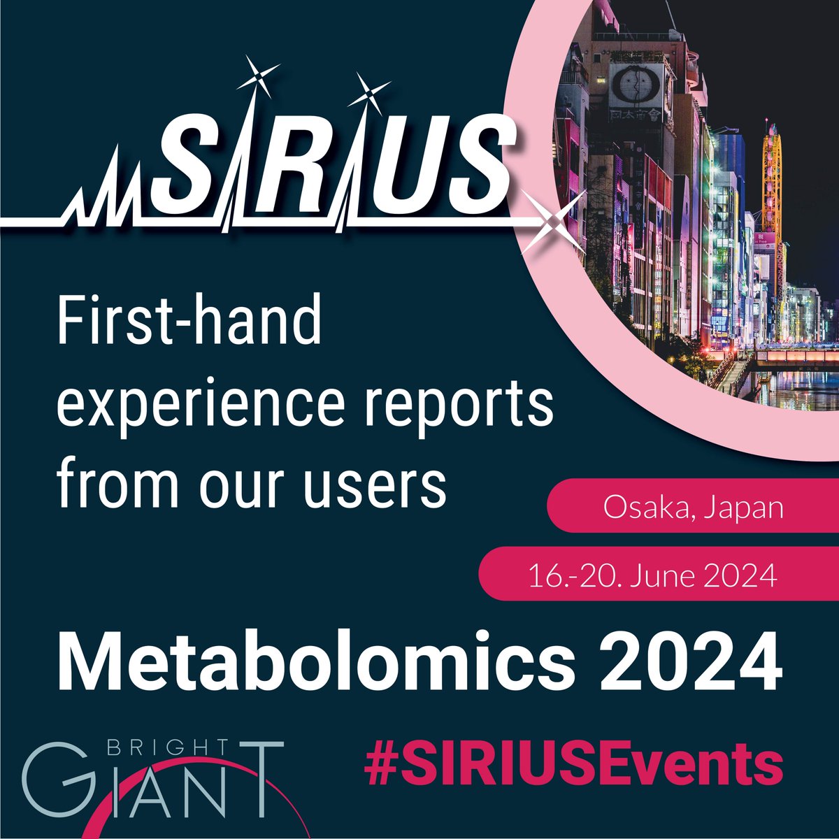 Bright Giant (@bright_giant) on Twitter photo Experience SIRIUS in use at #Metabolomics2024:
Several presenters used SIRIUS in their work. Don't miss out on getting first-hand experience reports.
#SIRIUS_MS #MetSoc2024 #MassSpectrometry #SmallMoleculeIdentification #SIRIUSEvents #ExperienceReport #FirstHandExperience Experience SIRIUS in use at #Metabolomics2024:
Several presenters used SIRIUS in their work. Don't miss out on getting first-hand experience reports.
#SIRIUS_MS #MetSoc2024 #MassSpectrometry #SmallMoleculeIdentification #SIRIUSEvents #ExperienceReport #FirstHandExperience