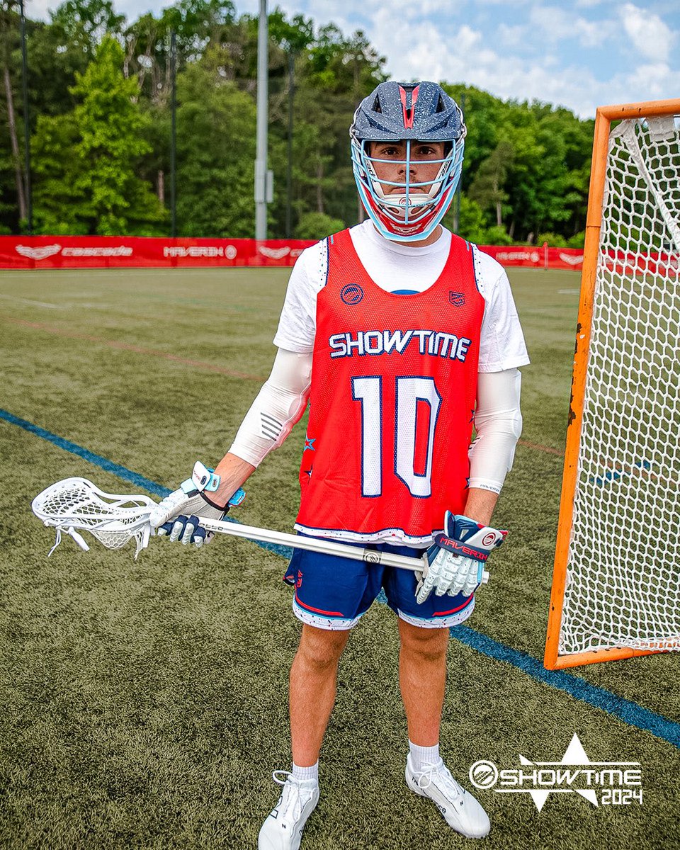 MaverikLacrosse's tweet photo. Full Showtime drip! 💧 Complete with splatter paint and the all-new Shift glove. 👀 https://t.co/ycL5FkaW0i