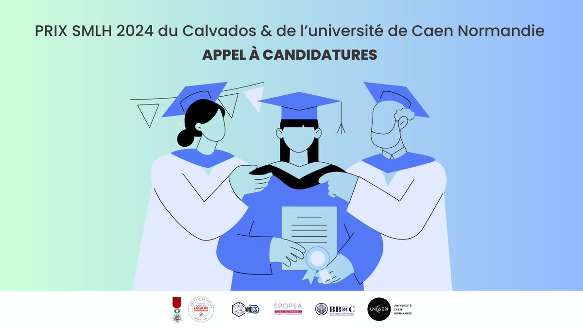 Université de Caen Normandie (@universite_caen) on Twitter photo 📣 Appel à candidatures !
Jeunes chercheurs & chercheuses (≤ 30 ans) de l'<a href="/Universite_Caen/">Université de Caen Normandie</a> et d'ailleurs : candidatez au prix "Honneur en Action", valorisez vos travaux et contribuez à l'innovation scientifique ! #PrixSMLH2024 🏅 🔬
👉 Toutes les infos : bb-c.fr/wp-content/upl… 📣 Appel à candidatures !
Jeunes chercheurs & chercheuses (≤ 30 ans) de l'<a href="/Universite_Caen/">Université de Caen Normandie</a> et d'ailleurs : candidatez au prix "Honneur en Action", valorisez vos travaux et contribuez à l'innovation scientifique ! #PrixSMLH2024 🏅 🔬
👉 Toutes les infos : bb-c.fr/wp-content/upl…