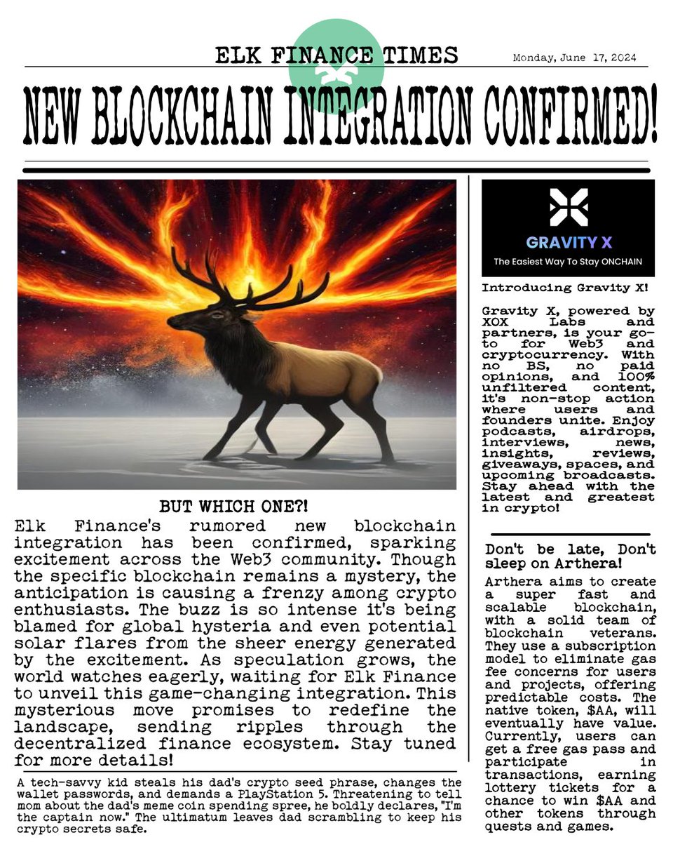 elk_finance's tweet photo. #playstation5 #elknet #Elknews #blockchain #seedphrase #walletphrase #imthecaptainnow #dontbelate https://t.co/21ChXt6PaP @Xox_Labs @GravityX_OX @artherachain https://t.co/skU60ufsBV