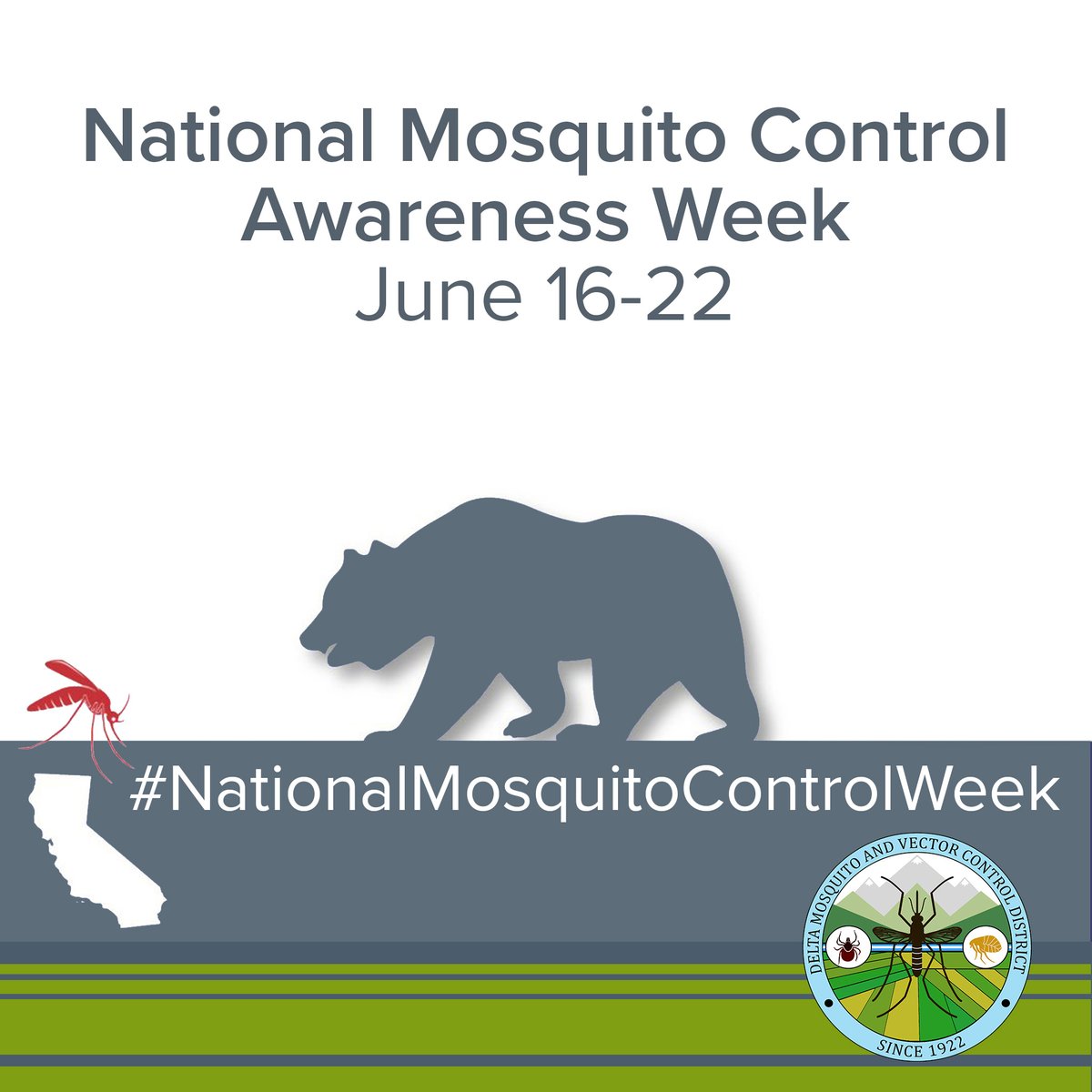 It’s National Mosquito Control Awareness Week! According to <a href="/CDCgov/">CDC</a>,
people in every U.S. state experience mosquito-transmitted diseases.
Together, we need to #FightTheBite #MosquitoWeek