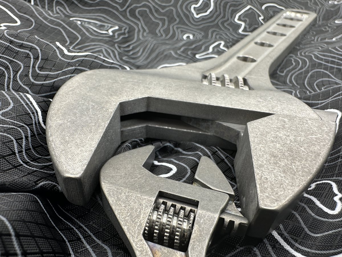 countycomm's tweet image. Use code CCTOOL for some savings 🤩12 Inch  - Titanium Adjustable Wrench - ( NSN Pending )🤩
.
.
.
.
.
.
#titanium #wrench #12inch #countucomm #cc #ccedc #everydaycarry #pocketfilled #maratac #spaceX #X #adjustable #tool #edctool