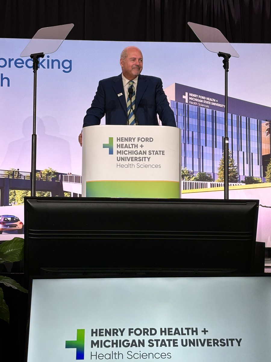 "I truly believe this facility will come to serve as a beacon of hope &amp; well-being for our Detroit community - &amp; beyond. The discoveries and advancements that will happen here…will change healthcare everywhere." 
- Bob Riney, our president &amp; CEO