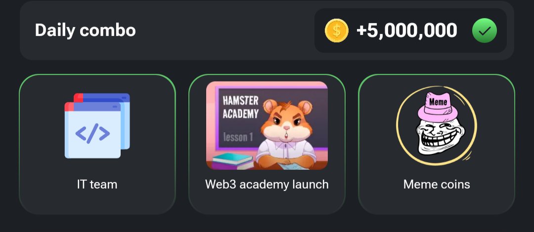 _ClintAlexander's tweet photo. @hamster_kombat 🚨 DAILY COMBO (June 17th)

JOIN ME FOR MORE UPDATES ON DAILY COMBOS AND CODES:  https://t.co/hvAMitc9da

#HAMSTERKOMBAT #AirDrop #TON #Hamster #TapSwap $NOT $BLUM $HOLD https://t.co/Djk4QN6DHi