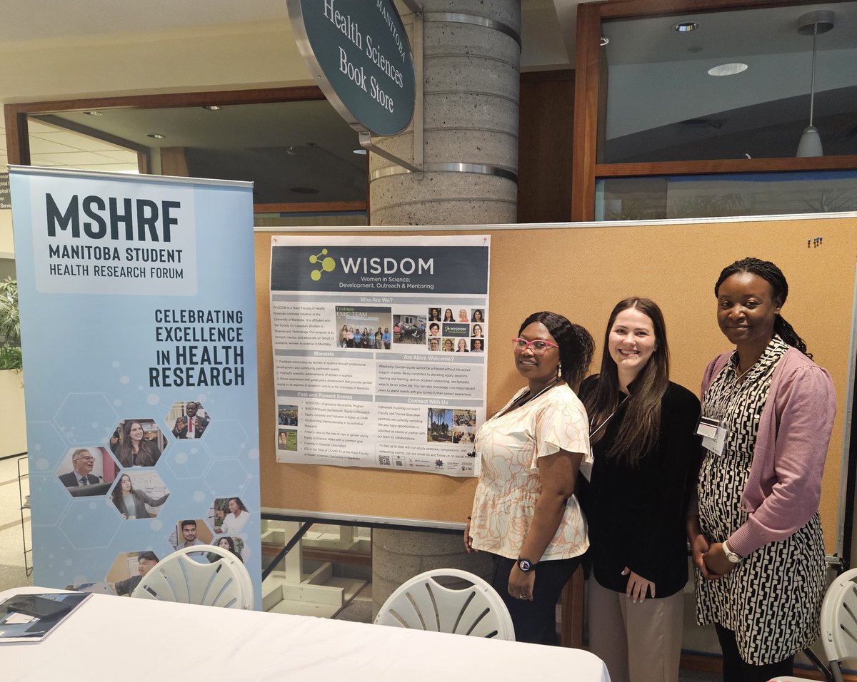 WISDOM MB (@um_wisdom) on Twitter photo Visit the WISDOM Manitoba booth at #MSHRF Research Days today! Speak with our Outreach Trainee Executive, <a href="/GingrasShanelle/">Shanelle Gingras</a>, to learn more about WISDOM and our initiatives. <a href="/UM_RadyFHS/">U of M Rady Faculty</a> #MSHRF #ResearchDays #WomenInSTEM #WISDOM Visit the WISDOM Manitoba booth at #MSHRF Research Days today! Speak with our Outreach Trainee Executive, <a href="/GingrasShanelle/">Shanelle Gingras</a>, to learn more about WISDOM and our initiatives. <a href="/UM_RadyFHS/">U of M Rady Faculty</a> #MSHRF #ResearchDays #WomenInSTEM #WISDOM