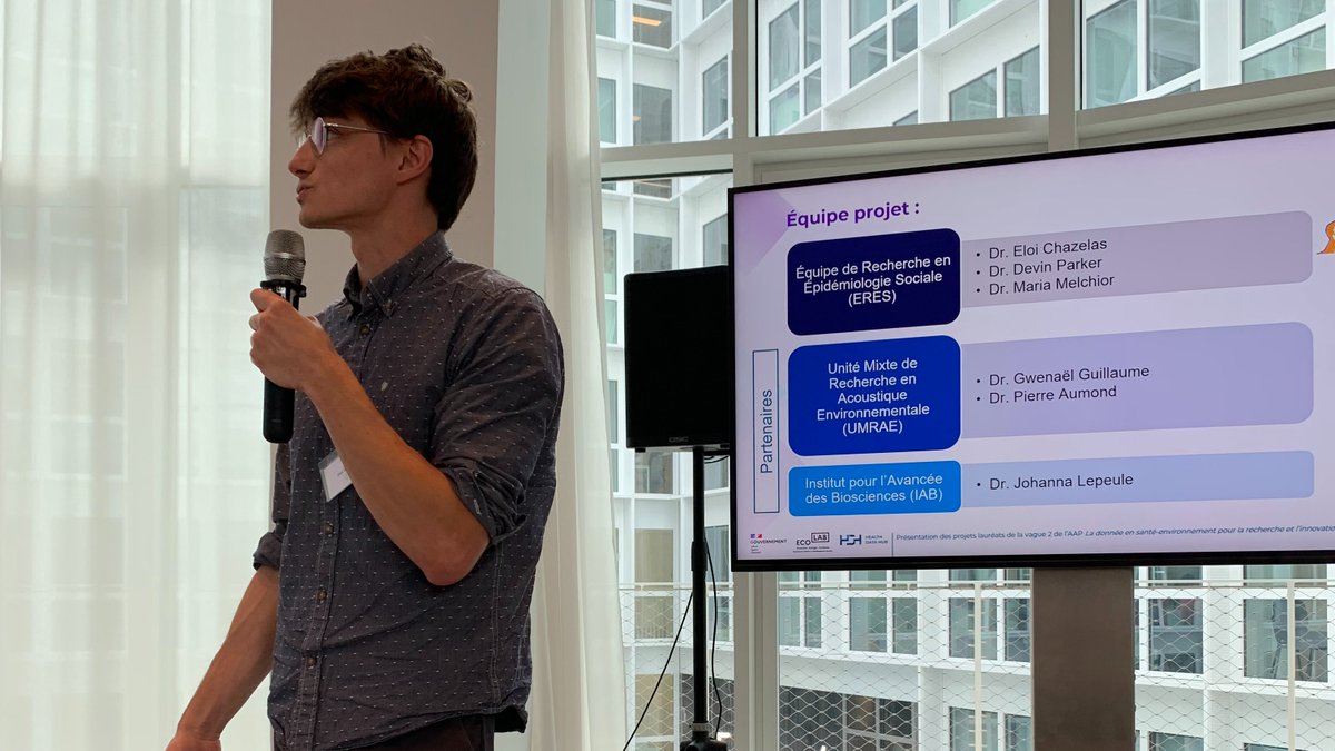 Health Data Hub (@healthdatahub) on Twitter photo Annonce des lauréats du second appel à projets "La donnée en santé-environnement au service de la recherche
🏆Le projet CHILD-Environment & Development (<a href="/Inserm/">Inserm</a>, <a href="/UMRAE_lab/">UMRAE Research lab in Environmental Acoustics</a>, <a href="/IAB_Officiel/">IAB</a>) appréhende l’impact de l’exposome sur le développement psychomoteur et la santé mentale Annonce des lauréats du second appel à projets "La donnée en santé-environnement au service de la recherche
🏆Le projet CHILD-Environment & Development (<a href="/Inserm/">Inserm</a>, <a href="/UMRAE_lab/">UMRAE Research lab in Environmental Acoustics</a>, <a href="/IAB_Officiel/">IAB</a>) appréhende l’impact de l’exposome sur le développement psychomoteur et la santé mentale