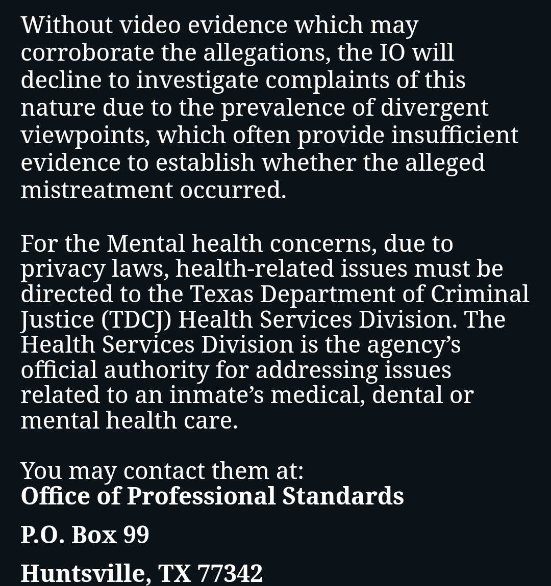 Texas Prison Reform LLC tweet media