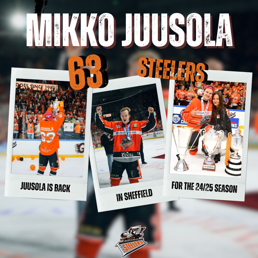 🍊🏒 Breaking News ... and it's great news to report that Mikko Juusola will be back with the Steelers next season after agreeing a new one-year deal with Aaron Fox

More: sheffieldsteelers.co.uk/mikko-juusola-…

#SteelersHockey