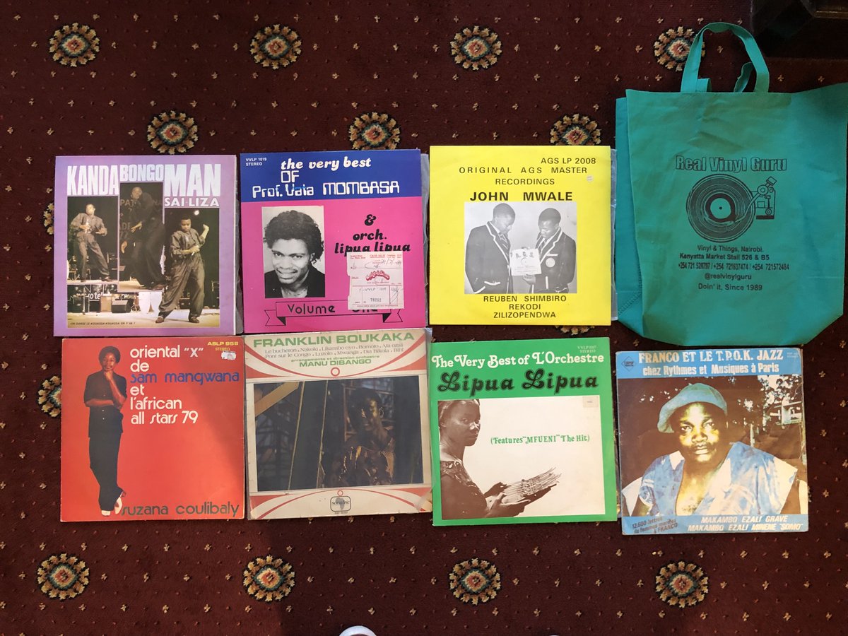 Loved visiting the <a href="/realvinylguru/">Real Vinyl Guru</a> in Kenyatta market today. There is so much there and I had so little time to explore it. Still managed to spend more money than I meant to though