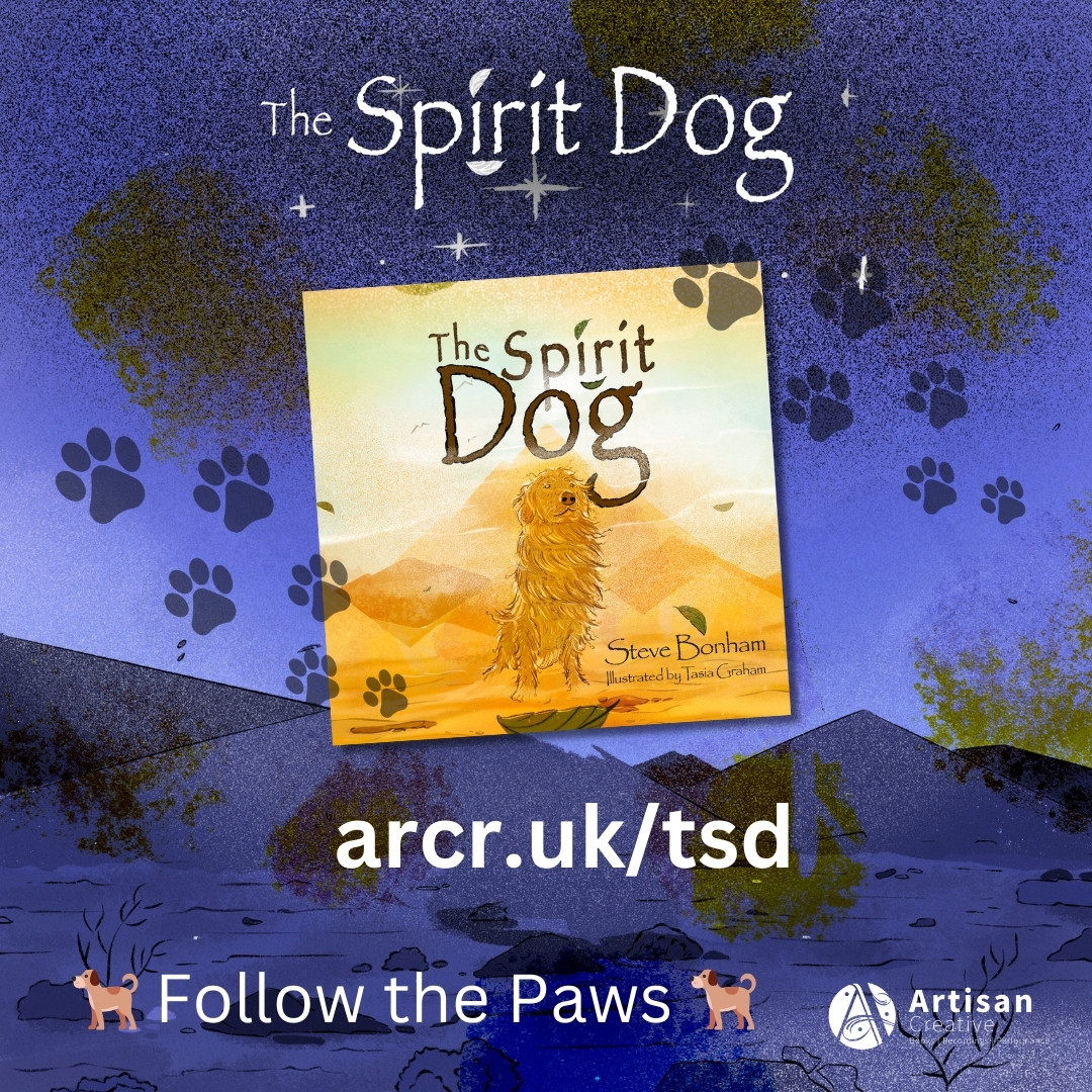 Artisan Creative (@artisancrtvltd) on Twitter photo 🐕 Follow the Paws 🐕
Join Black, the dog with an indomitable spirit, as he conquers mountains and deserts. 'The Spirit Dog' is a must-read for dog lovers. 📖💖
🛒 arcr.uk/tsd
Written by @stevebonham01
Illustrated by #TasiaGraham
Supported by <a href="/ace_national/">Arts Council England</a> 🐕 Follow the Paws 🐕
Join Black, the dog with an indomitable spirit, as he conquers mountains and deserts. 'The Spirit Dog' is a must-read for dog lovers. 📖💖
🛒 arcr.uk/tsd
Written by @stevebonham01
Illustrated by #TasiaGraham
Supported by <a href="/ace_national/">Arts Council England</a>