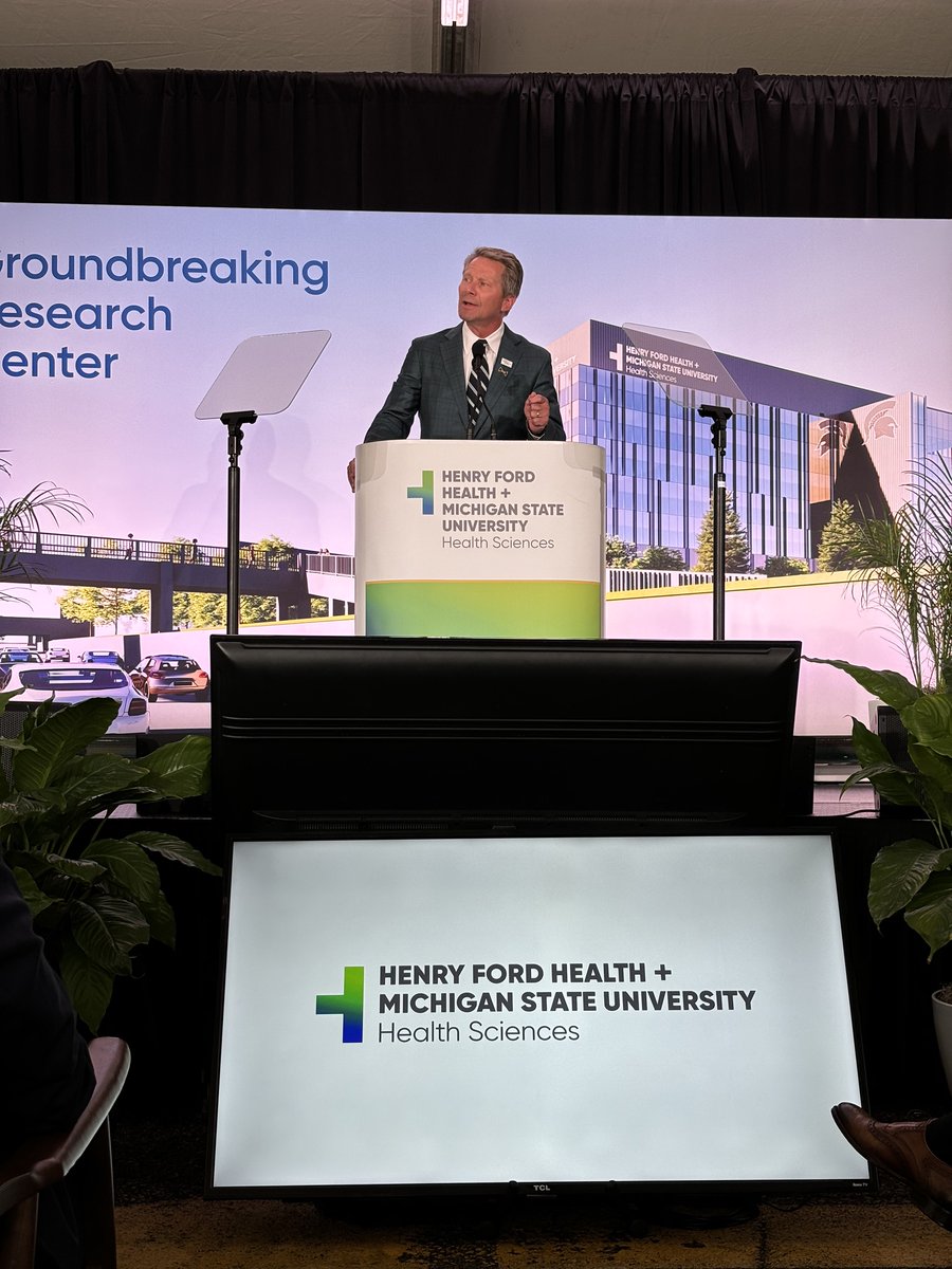 "This new research center will add capacity and synergy to our joint research, serving as a magnet for even more top-tier talent – and positioning us to address the grand challenges of our time."
- Kevin M. Guskiewicz, <a href="/michiganstateu/">MSU</a> president