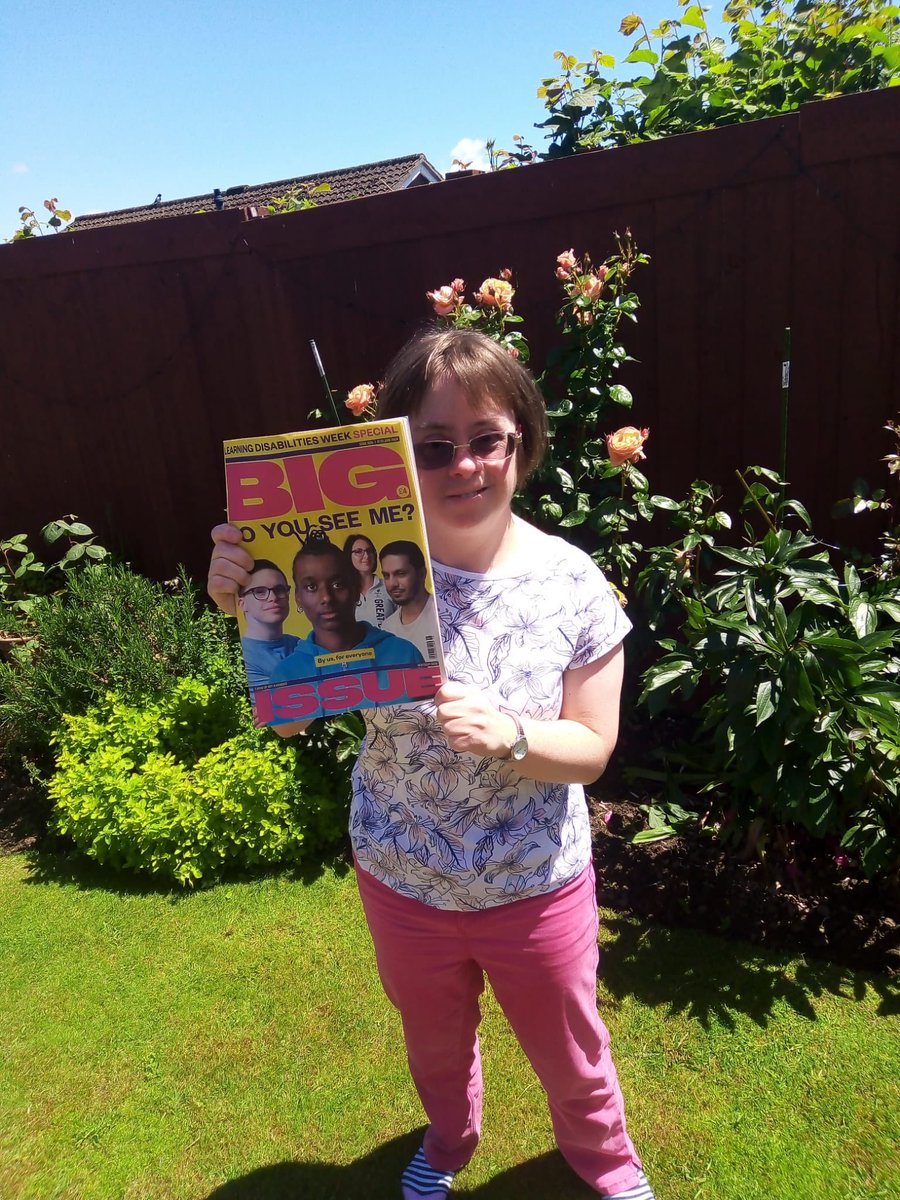 Our Engagement Officer, Sara, has just picked up a copy of this week’s edition of <a href="/BigIssue/">Big Issue</a> which has been compiled entirely by people with a learning disability 💜

#LearningDisabilityWeek