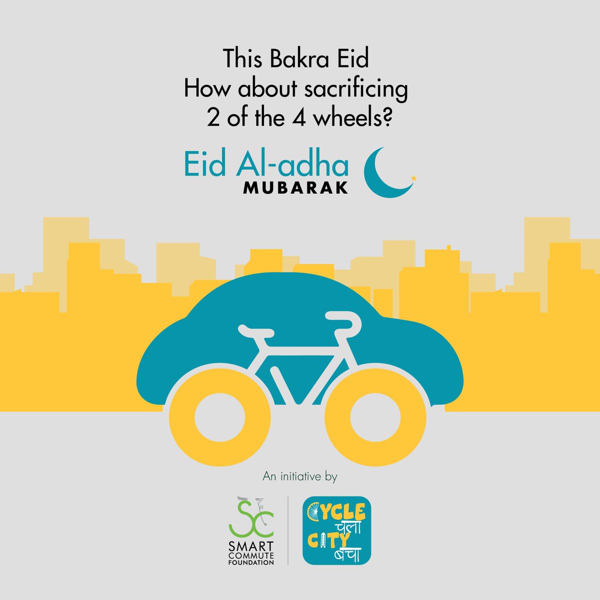 Cyc Firoza 🇮🇳🚲 1st Bicycle Mayor of Mumbai (@cycfiroza) on Twitter photo May your rides be joyful and your celebrations be blessed.
Happy Eid al Adha 🚴🏽♂️🌙
Team <a href="/CycleChalaCityB/">CycleChalaCityBacha</a>
#EidMubarak #CyclingLife #sacrifice May your rides be joyful and your celebrations be blessed.
Happy Eid al Adha 🚴🏽♂️🌙
Team <a href="/CycleChalaCityB/">CycleChalaCityBacha</a>
#EidMubarak #CyclingLife #sacrifice