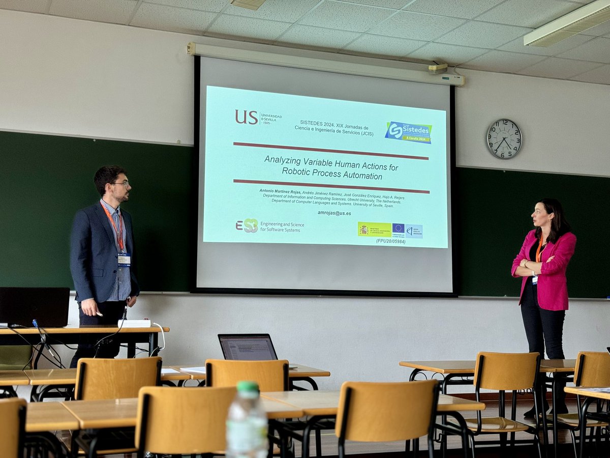 prof_JGEnriquez's tweet photo. Buen trabajo @antoniommrr !
Acabamos de presentar un resumen de nuestro trabajo publicado en #BPM2022 titulado “Analyzing Variable Human Actions for Robotic Process Automation”

https://t.co/KOU373rGEc

#RPA #TaskMining 
#JCIS24 #CEDI24 
cc: @andresjram @profBPM https://t.co/Ins5bo7ZsK