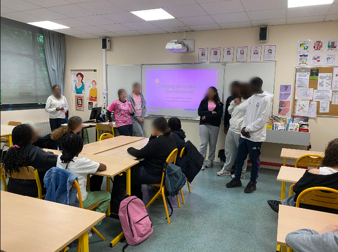 Un très grand  merci à nos ambassadeurs contre le harcèlement pour leur campagne  auprès de tous les 6ème et des CM2 du secteur. Bravo pour leur travail !
