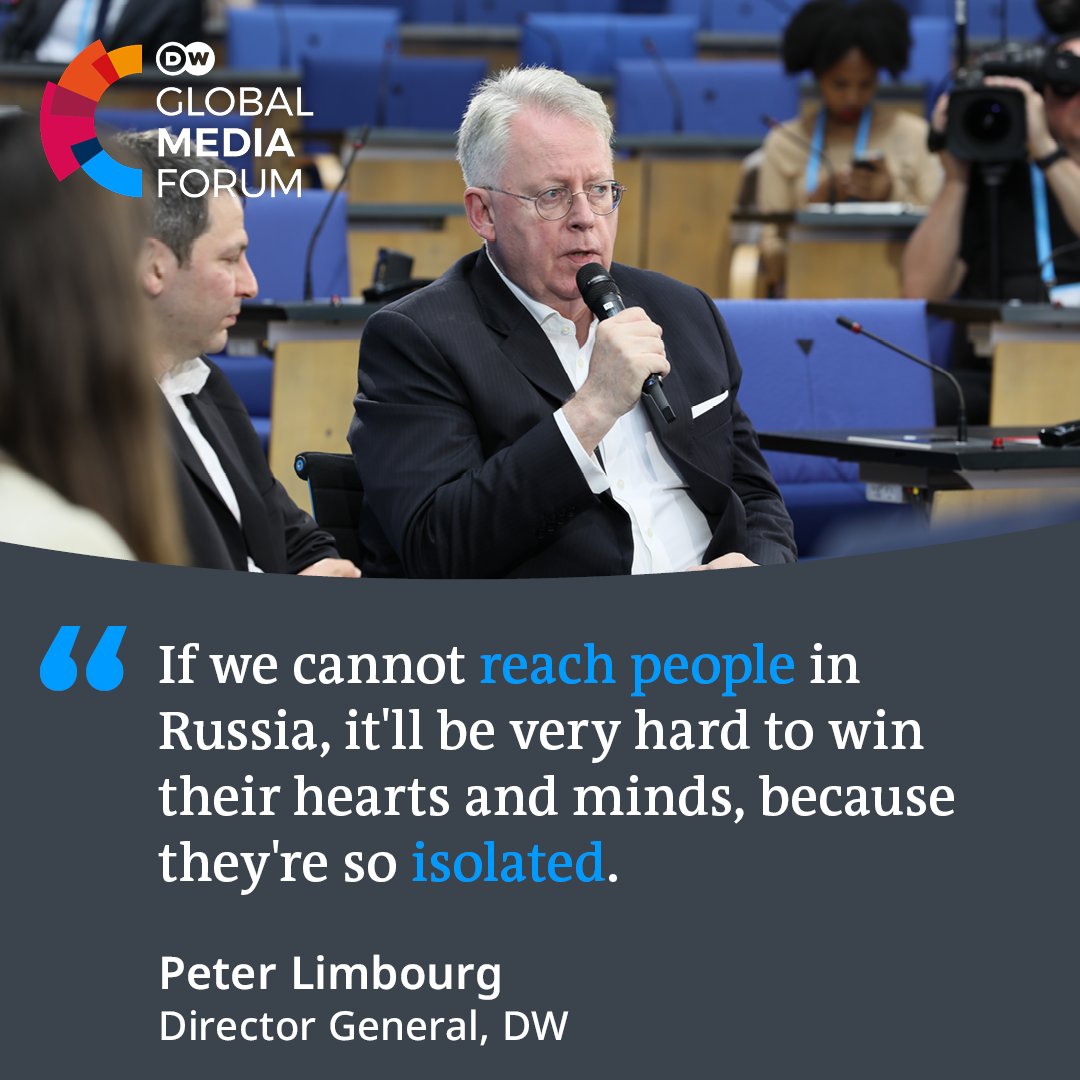 <a href="/MDohaBesancenot/">Marie-Doha Besancenot</a> Finding new technical solutions is indispensable to this end, @DW_Limbourg stresses.

DW has been blocked in Russia since Putin's full-scale invasion of Ukraine in early 2022.