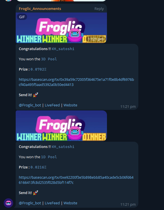 khsatoshimaxi's tweet photo. @Froglicker_Meme Finally win on day 3! 

Use my referral code to try out the game!

https://t.co/TZr8fLsFos

#froglic #meme #playtoearn #jumptoearn https://t.co/XPIqI903Tw