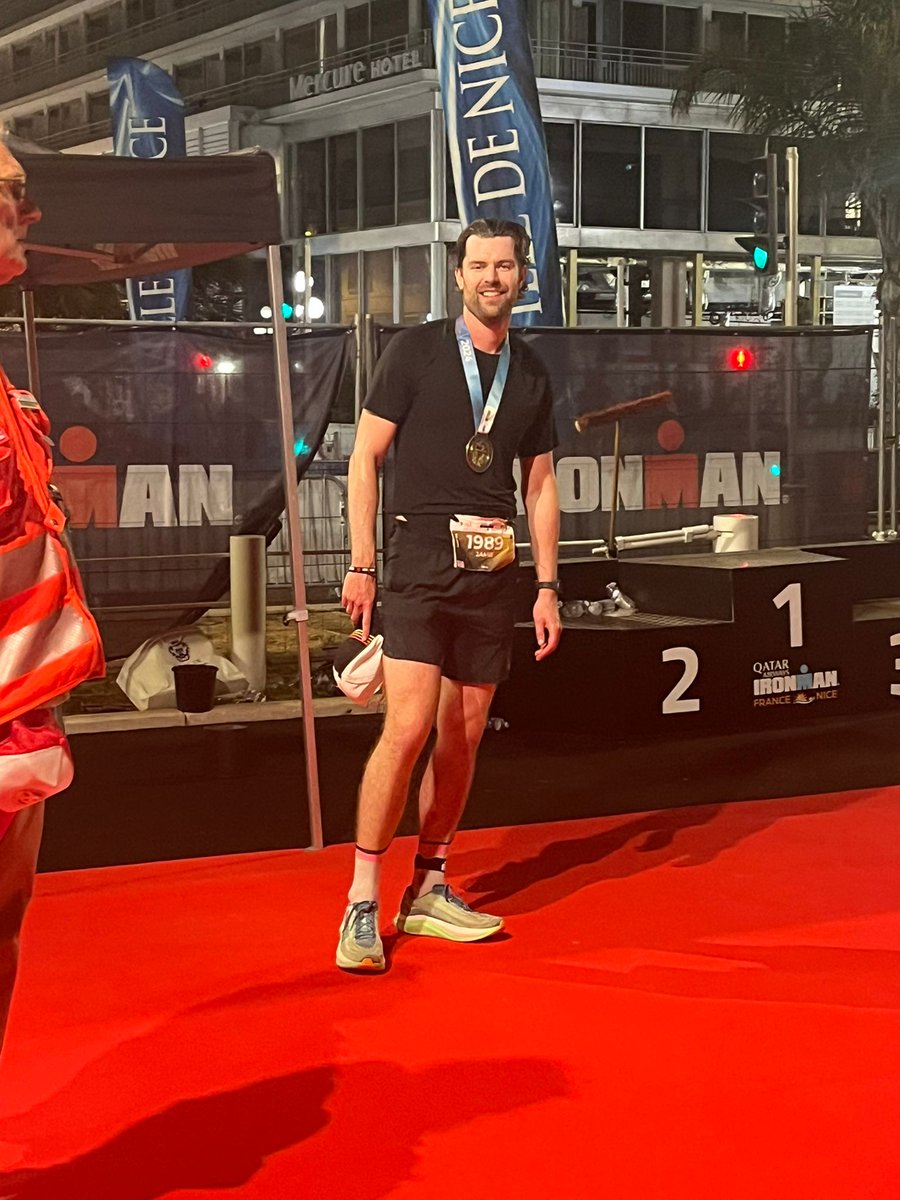 3.8 km swim ✔️ 180 km bike ride ✔️ 42 km run ✔️. Absolutely buzzing to be an Ironman. By far the most difficult physical and mental challenge I have ever done.