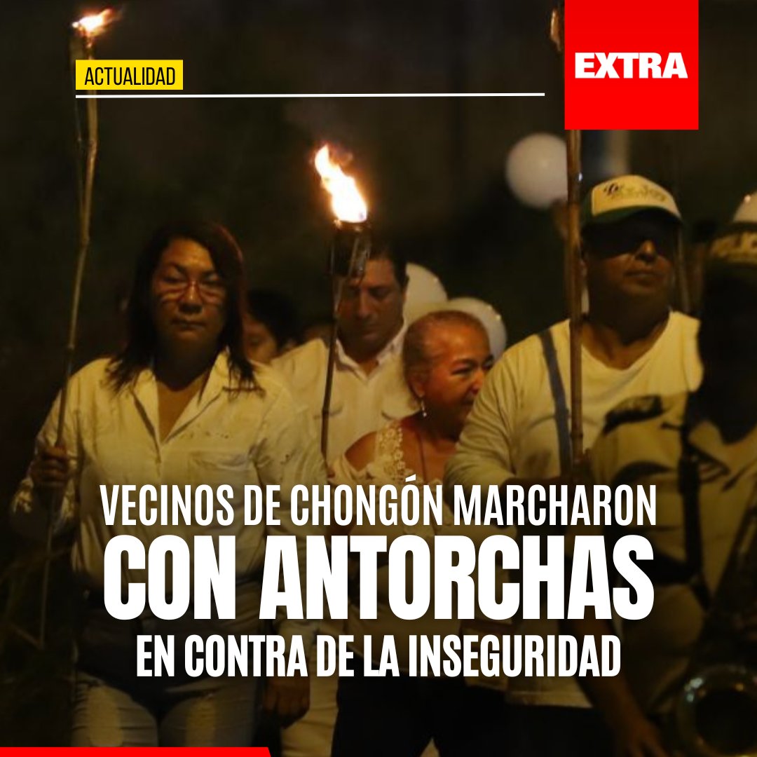 ¡CON FUEGO Y SIN MIEDO! 🙌

👉 Residentes de Chongón, parroquia de Guayaquil, marcharon con antorchas contra la inseguridad. Se quejan de que las bandas criminales les quitaron la tranquilidad.

Amplía este tema: ow.ly/ZexJ50SjTH2