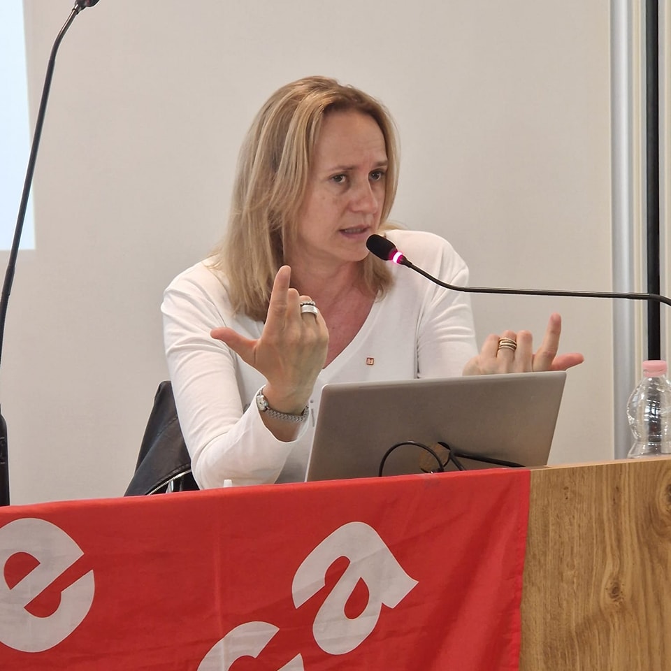 FPCGILER's tweet image. Una bella discussione alla nostra assemblea generale alla presenza del segretario nazionale della FP CGIL Michele Vannini e Marinella Melandri della segreteria regionale della CGIL.
Abbiamo anche ricordato la compagna Antonella Cirillo, venuta a mancare nelle settimane passate.