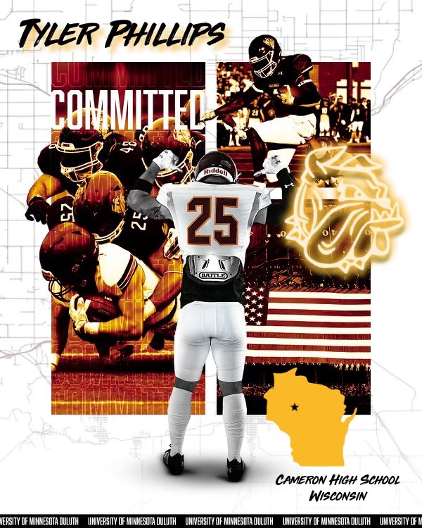 Tyler Phillips (@tylerphill0987) on Twitter photo After a great team camp experience and a in person conversation with <a href="/CoachEndsley77/">Loren Endsley</a> I am proud to commit to <a href="/UMD_Football/">UMD Football</a> GO DAWGS!!!!! After a great team camp experience and a in person conversation with <a href="/CoachEndsley77/">Loren Endsley</a> I am proud to commit to <a href="/UMD_Football/">UMD Football</a> GO DAWGS!!!!!
