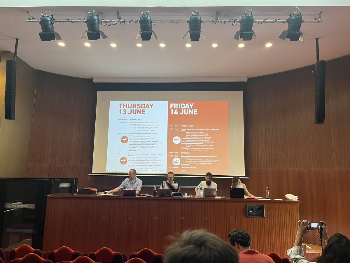 Atmospheres of Counterterrorism in European cities tweet media