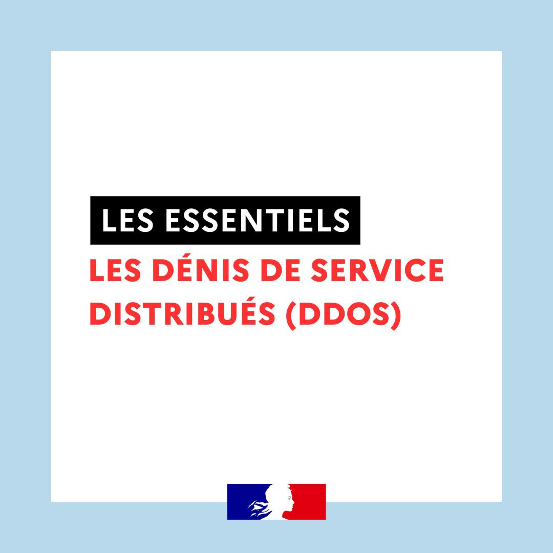 ANSSI_FR's tweet photo. 💻 Vous administrez un site et ce dernier a déjà été perturbé ?

🔰 Il s’agissait peut-être d’une attaque par déni de service distribué. Pas de panique, les impacts techniques des #DDoS sont limités.

Pour savoir comment vous en prémunir :
🔗 https://t.co/03dhE1Yhsz https://t.co/rkWHPLbROO