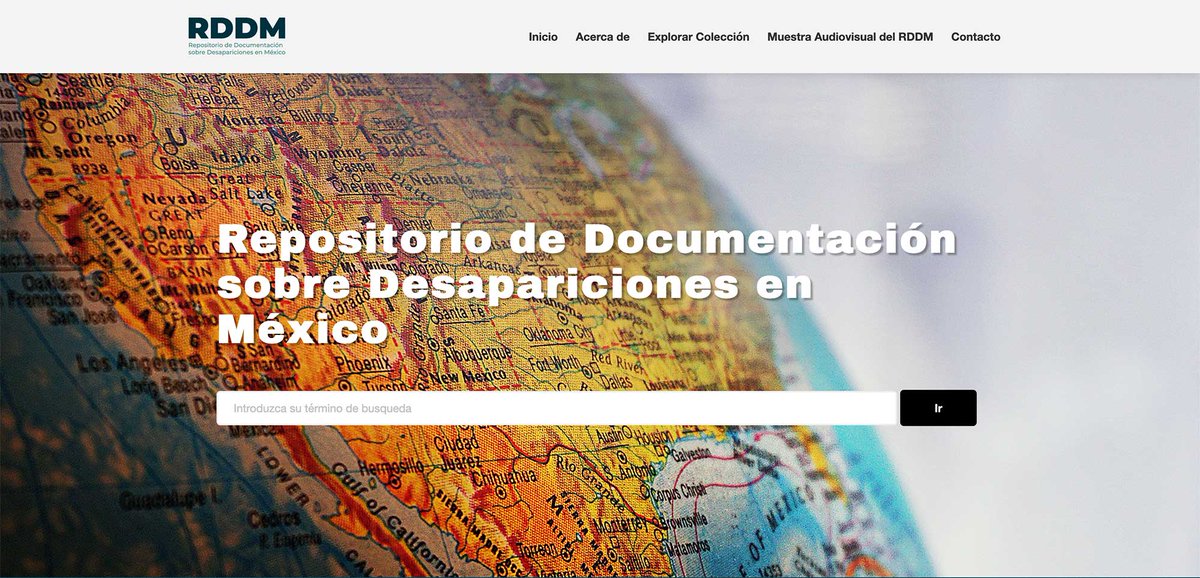 El Repositorio de Documentación sobre Desapariciones en México es una iniciativa de colaboración para reunir y asegurar la documentación de derechos humanos relacionada con las desapariciones en México del 2006 hasta el presente.

Consúltalo ➡️  rddm.mx