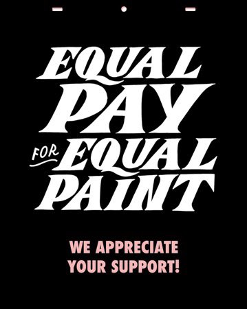 colordesign839's tweet photo. #EqualPay4EqualPaint (10/10) https://t.co/I6jLHL4Xio
