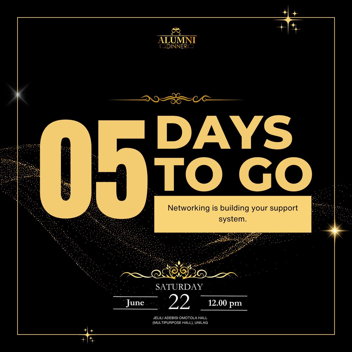 nesaalumnilag's tweet photo. It's remaining 5 days register for the NESA Alumni Gala!

We can't wait for y'all to enjoy everything that has even planned out as there'll be lots of Food! Gifts! Giveaways and Internships opportunities! Gained on that dayyy 🤩 https://t.co/ihJO77lGeT