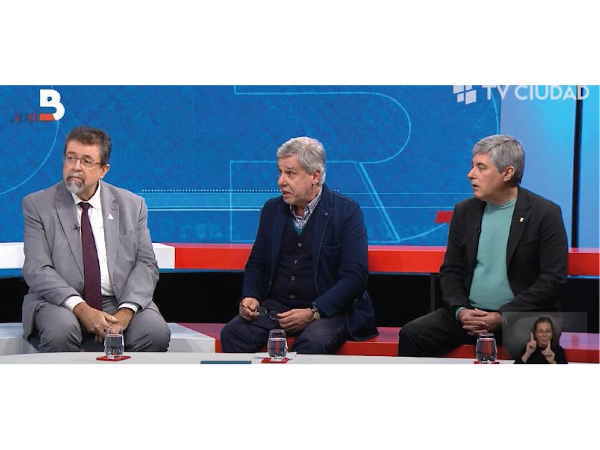 #Entrevista🗣️| El rol de la universidad pública en el desarrollo local y sostenible. 
+info: bit.ly/3KOY4qQ

➡️Omar Larroza de <a href="/unneargentina/">UNNE ⭐⭐⭐</a>,  Dacio Matheus de <a href="/ufabc/">UFABC</a>, y Alvaro Rico de #AUGM. 

Lado B de <a href="/TVCIUDADuy/">TVCIUDAD</a>