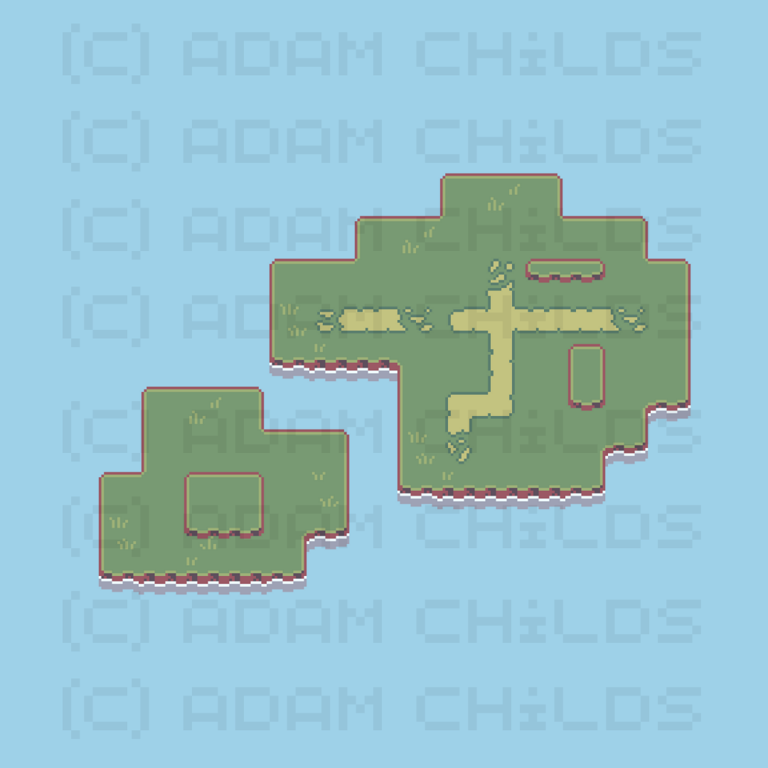 AdamPixelArt's tweet photo. Grassy Islands tileset is available at https://t.co/rvtEUkcJ20

#pixelart #tilemap https://t.co/ZMHaz45Jzi