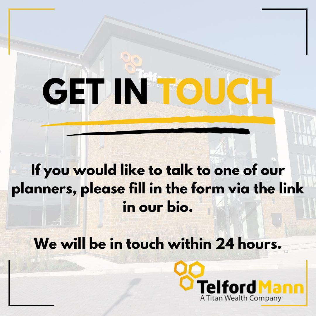 Titan_PI's tweet photo. What makes Telford Mann different? 

We pride ourselves on our desire to have our financial planners fully chartered. Our discretionary investment management also  means that have the ability to adapt to whatever situation arises

Book your initial meeting via the link in our bio https://t.co/LgSfEWlh03