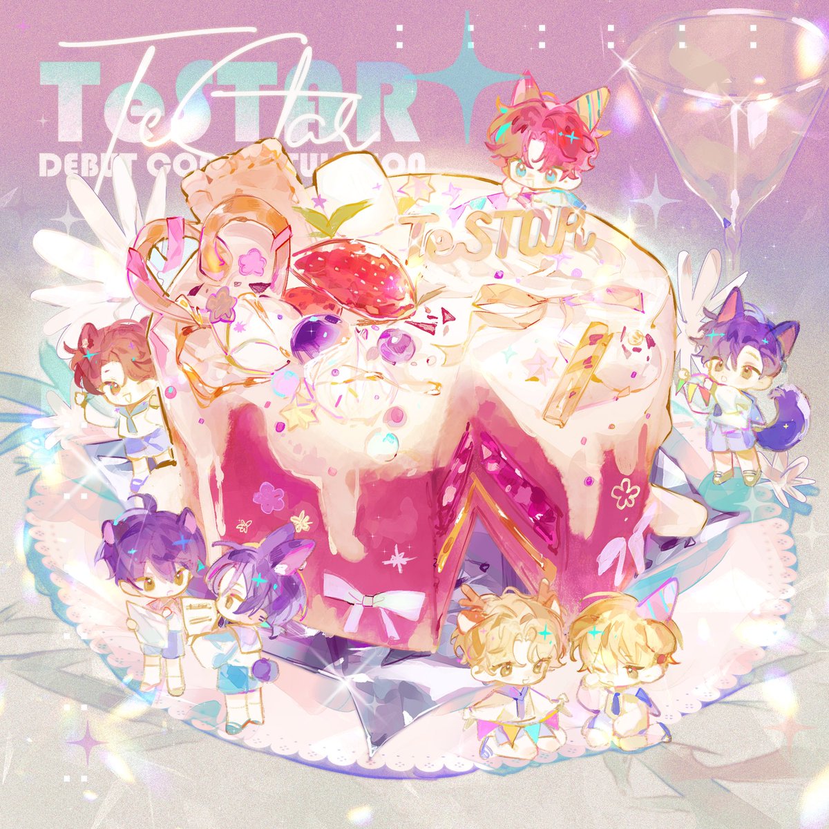 デビューおめでとう〜🌟

#책이덮여도_별들의이야기는_끝나지않아
#테스타_올해도_뭔가_보여준다