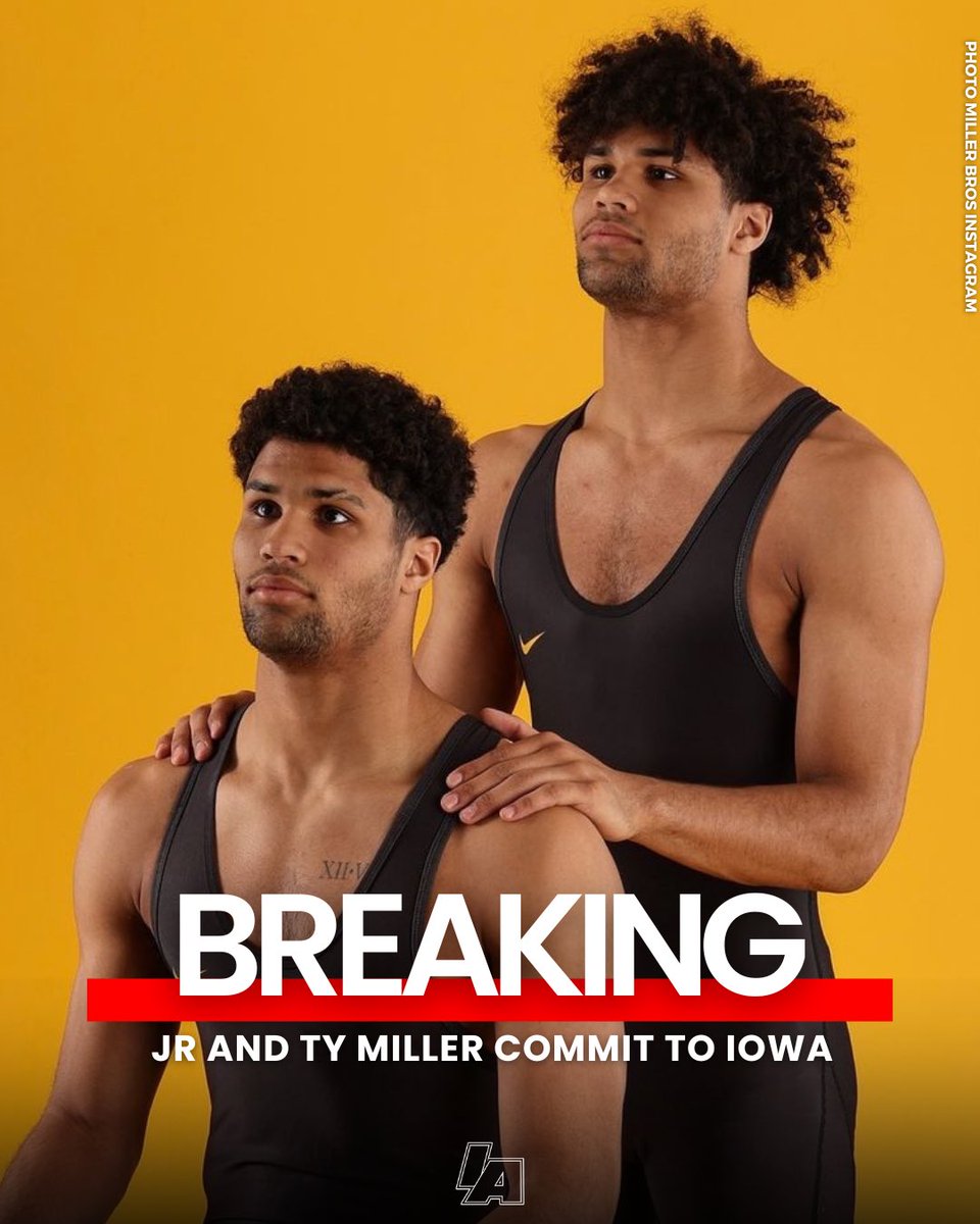 Ross Bartachek (@rossbchek) on Twitter photo Itโs official. Iowa lands JR (#57) and Ty (#86) Miller from <a href="/_stedswrestling/">St. Edward Wrestling</a> in Ohio.
Iowa now with 3 commits from MatScouts top 100 in their 2025 recruiting class. Itโs official. Iowa lands JR (#57) and Ty (#86) Miller from <a href="/_stedswrestling/">St. Edward Wrestling</a> in Ohio.
Iowa now with 3 commits from MatScouts top 100 in their 2025 recruiting class.