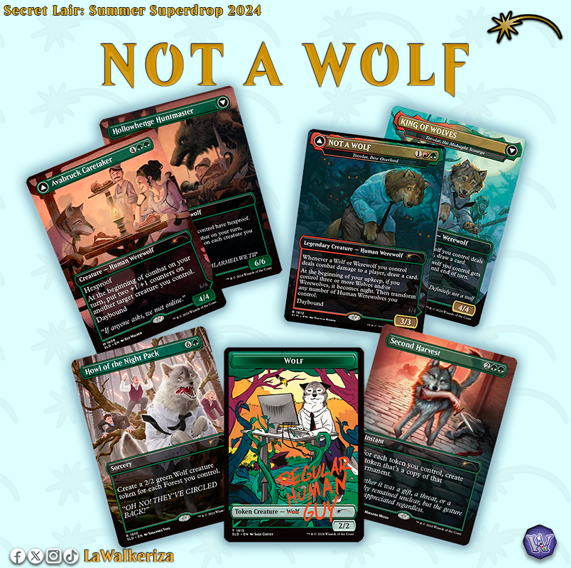 LWalkeriza's tweet photo. #LaWalkerizaNews
#LaWalkeriza #MTGNewsPaper #MTGHispano #MTGSecretLair #SecretLair #MTGSLD #Notawolf #Werewolf https://t.co/Eykdf7JXh1