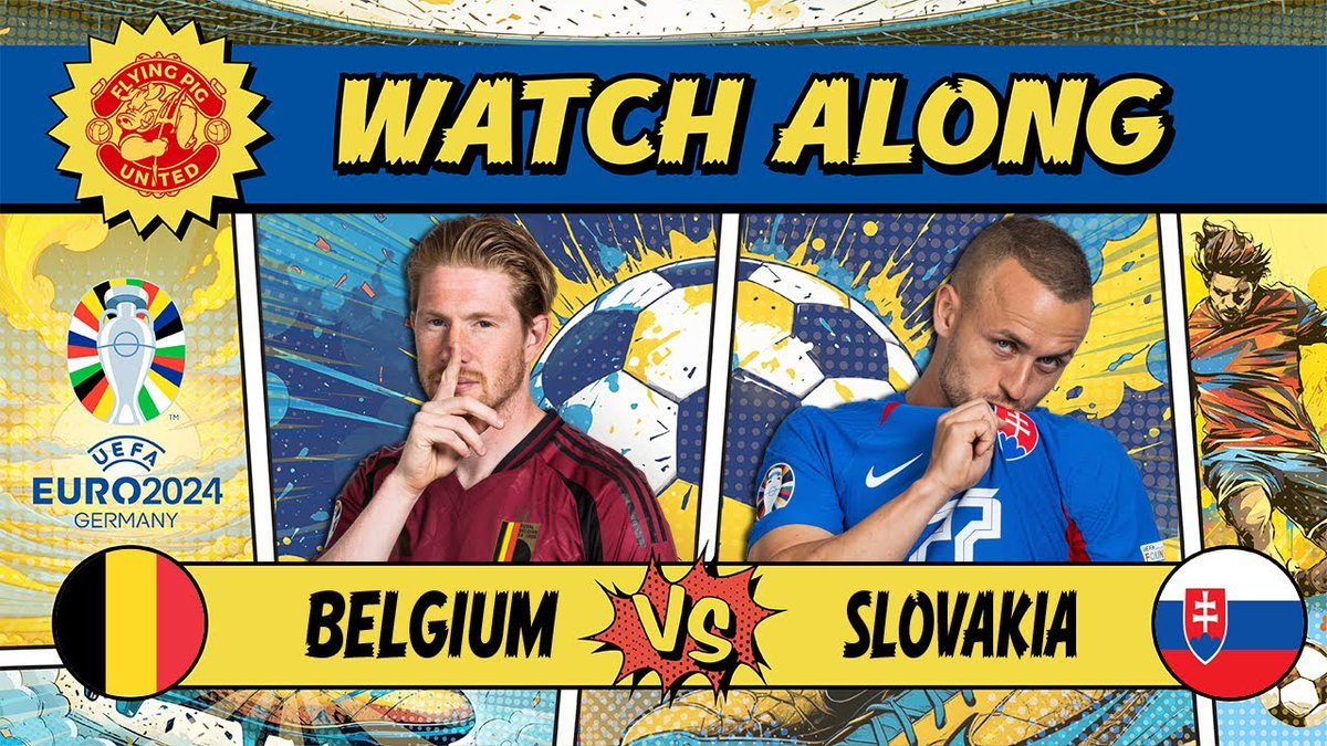 Belgium VS Slovakia LIVE WATCH ALONG EURO 2024 youtube.com/live/7oTLyB4yh… via <a href="/YouTube/">YouTube</a> 

#BELGIUM #SLOVAKIA #EURO2024