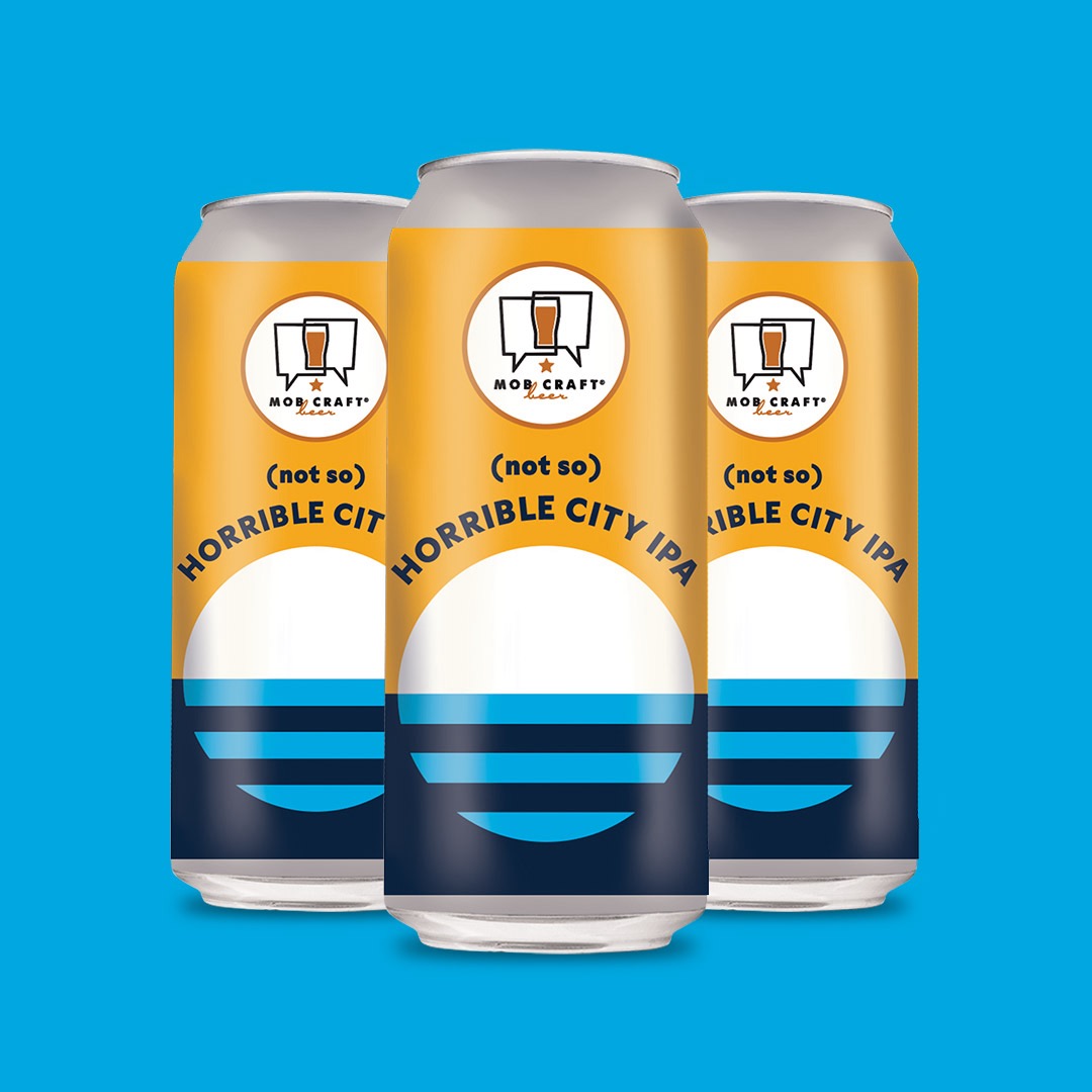 Our (not so) Horrible City IPA is a tribute to Milwaukee and all the people that make it the GREAT city it is! Coming to the taproom next month.

$1 from every pint and 4pk sold will be donated back to the community — preorder your cans now at HorribleCityIPA.com.