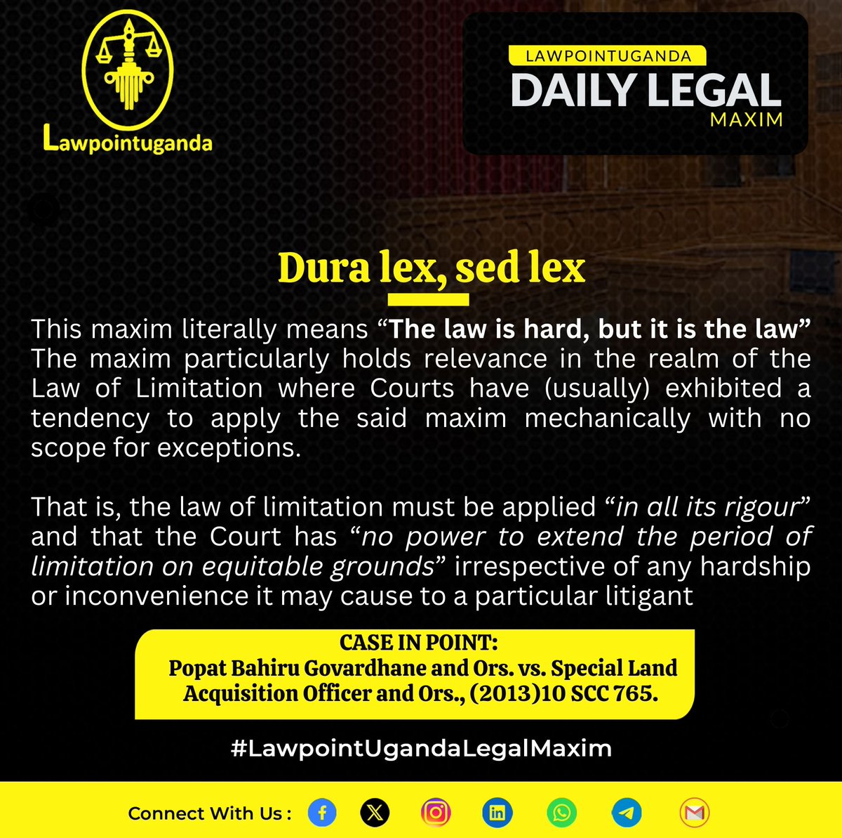 #LawpointUgandaLegalMaxim