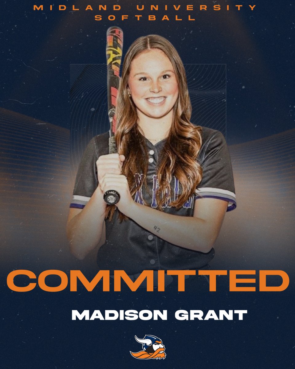 Midland Softball (@midlandusb) on Twitter photo ๐จ We are thrilled to announce the commitment of transfer INF <a href="/madisonngrantt/">Madison Grant</a> to Midland! Welcome Warrior!! ๐จ ๐จ We are thrilled to announce the commitment of transfer INF <a href="/madisonngrantt/">Madison Grant</a> to Midland! Welcome Warrior!! ๐จ