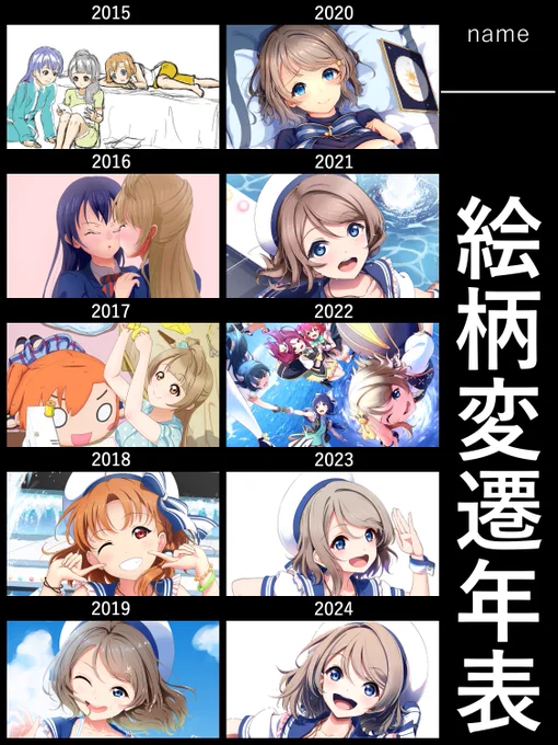 絵柄変遷
昔の絵死ぬほど恥ずかしい。もはやわたしだけを殺す兵器
言えるのは成長は残業時間に反比例するということ 