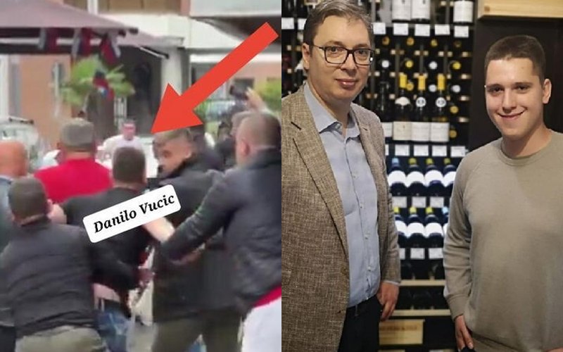 ThisisKaltri's tweet photo. - Oh, please, do tell us, @avucic, what a delightful upbringing your dear son #Danillo must have had to engage in such a charming brawl with those English fans. 

- It's truly heartwarming to see how he emulates the behavior of a well-educated individual. I suppose it's only natural for him to follow in the footsteps of his esteemed father, a shining example of a war criminal who couldn't care less about his son inheriting the #Milloshevic #Legacy. 
Such a proud family tradition!!!!

#Vucic #proud #son #Danillo #Milloshevic #legacy #UEFA #matches #Germany